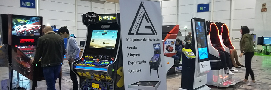 All Games - Máquinas de Diversão para Venda, Aluguer e Exploração.